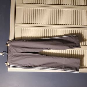 Adidas Track Pants, 3 Stripes, Elastic Waist Gray